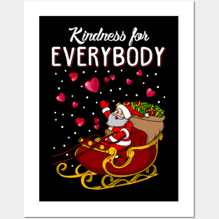 Kindness For Everybody. Kind Christmas. Posters and Art